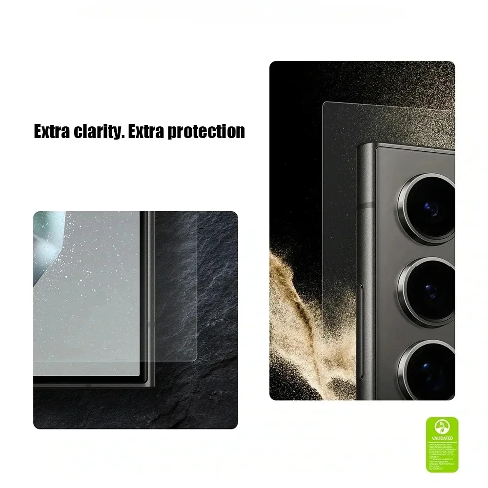 2PCS Original Samsung Anti-Reflective Screen Protector EF-US928 for Galaxy S24 Ultra Smartphone Screen Protector