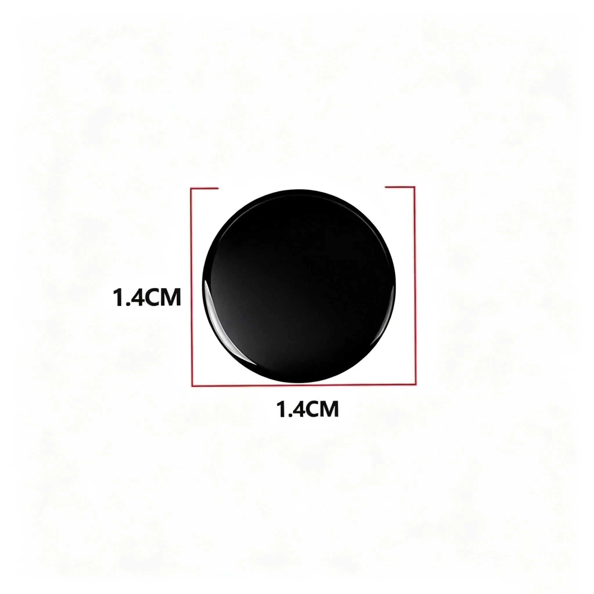 14mm Car Key Logo Sticker Crystal Epoxy Car Key DIY for Xhorse VVDI KD Remote Key Emblem Button Stickers for BMW F-ord Toy-ota