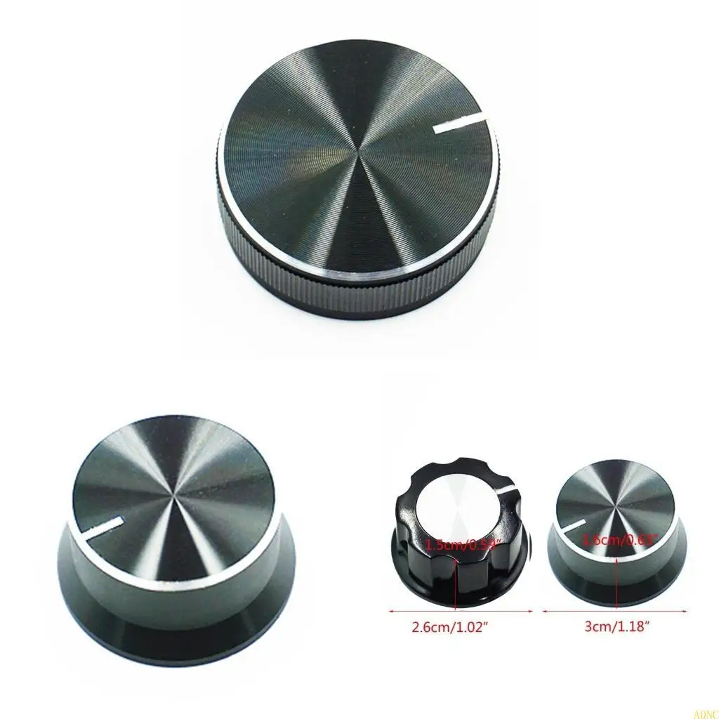 A0NC Control volumen perilla giratoria Control potenciómetro cubierta del interruptor fácil usar