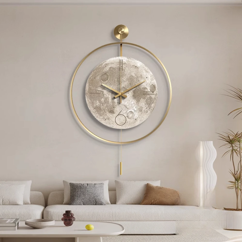 Industrial Big Wall Clock Aesthetic Silent Luxury Retro Clock Minimalist Modern Relogio De Parede Para Cozinha Accessories