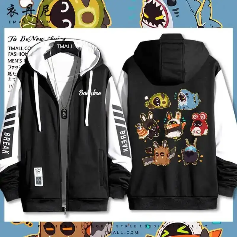 

Game Casual Hooded Sweatshirt Zenless Zone Zero The Bangboo Jacket Zipper Hoodie Women Men Fashion Student Spring Autumn Coat