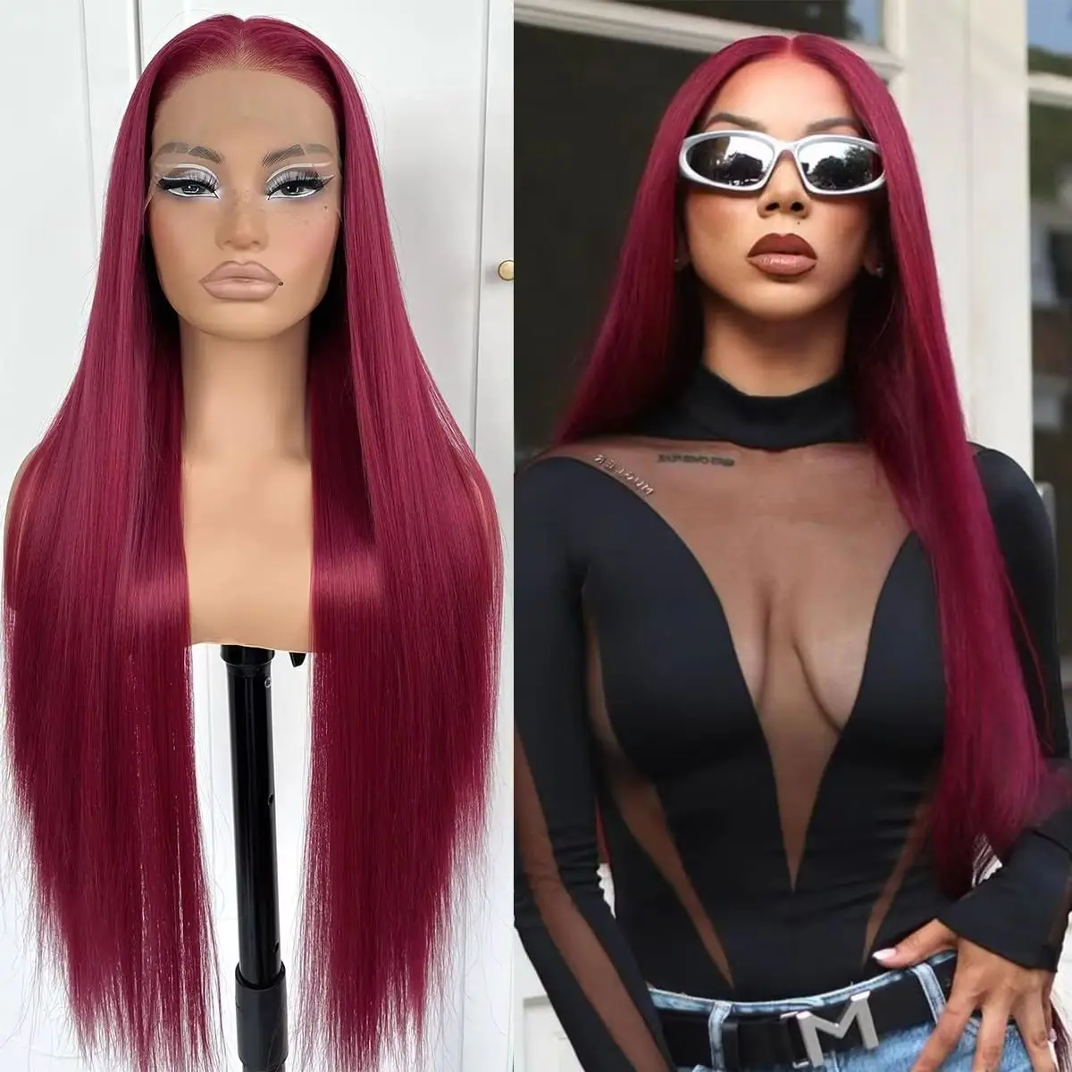 #30 Human Hair Full Lace Wigs Price Drop Alerts
