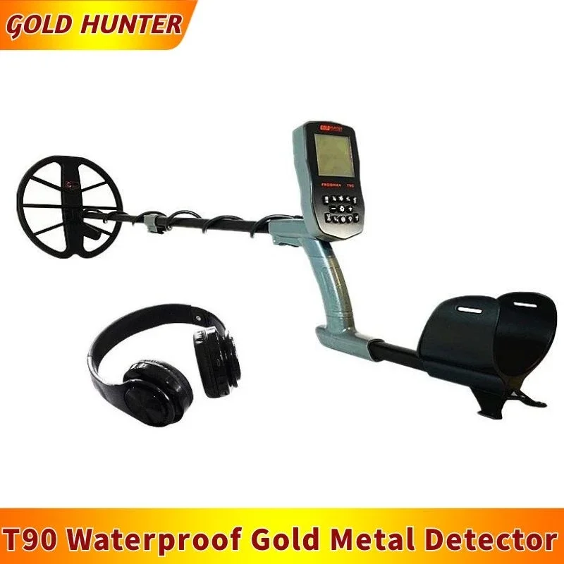 Gold Hunter T90 professional gold metal detector waterproof underground metal detector with 11 inch search coil waterproof