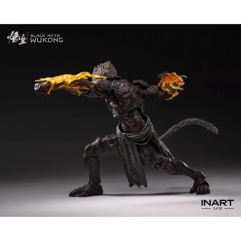 En Existencia, Figura de Acción Inart Black Myth Goku Stone Monkey 1/12, Modelo Coleccionable, Juguete de Personaje, Regalo