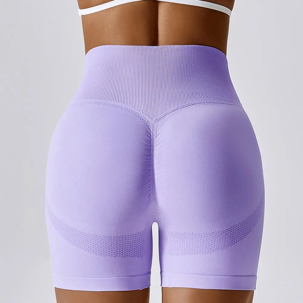 Women Shorts Seamless Sports Shorts For Women Cycling Jogging Fitness High Waist Push Up Gym Shorts Leggings Women Yoga Clothing