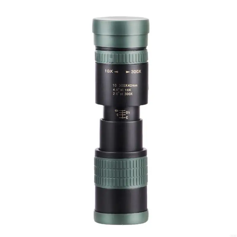 

G6DE Monocular 300x40 High Clarities Monocular, Handheld Monocular with Phone Adapter & Prisms & Glass Lens