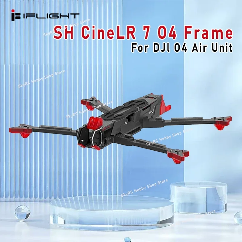 iFlight SH CineLR 7 O4 Frame, 7 Inch DeadCat with 6mm Arm, Perfect Match for DJI O4 Air Unit, Cinematic Style RC Model Frame