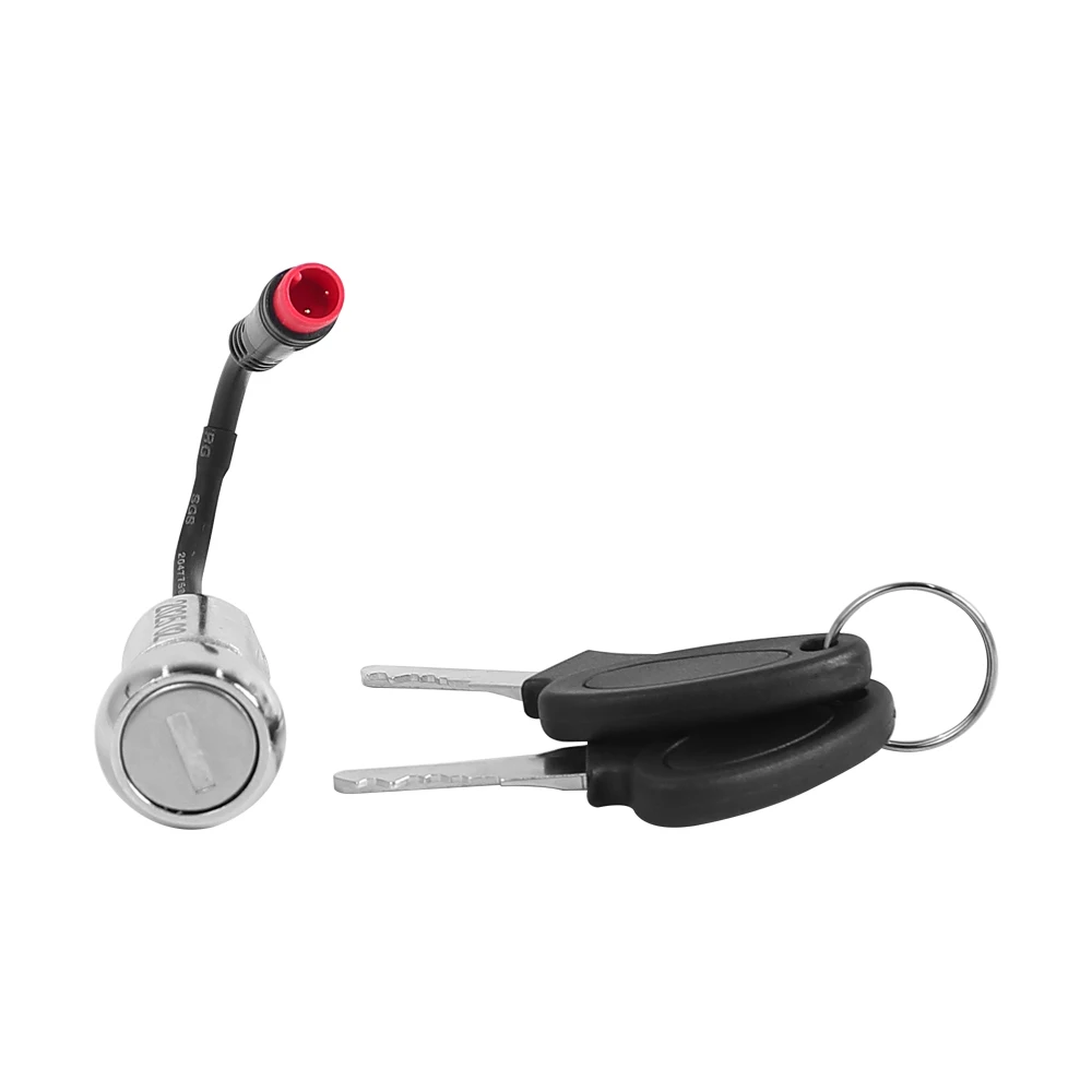 Anti Theft Security Lock Electronic Lock with 2 Keys for Kukirin G3 Pro Electric Scooter Cecurity Switch Lock Replacement Parts
