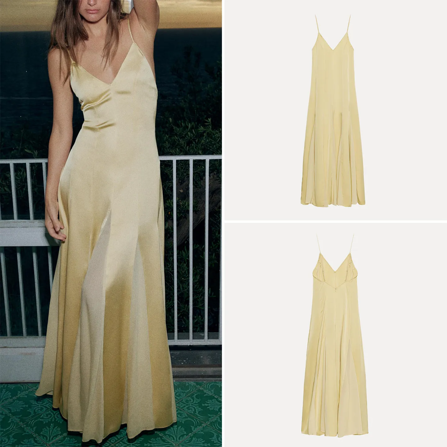 Fashionable V-Neck Backless Island Vibes Women's Dress Casual Style Summer 2026 New Arrival Sleeveless Leisure Daily Wear