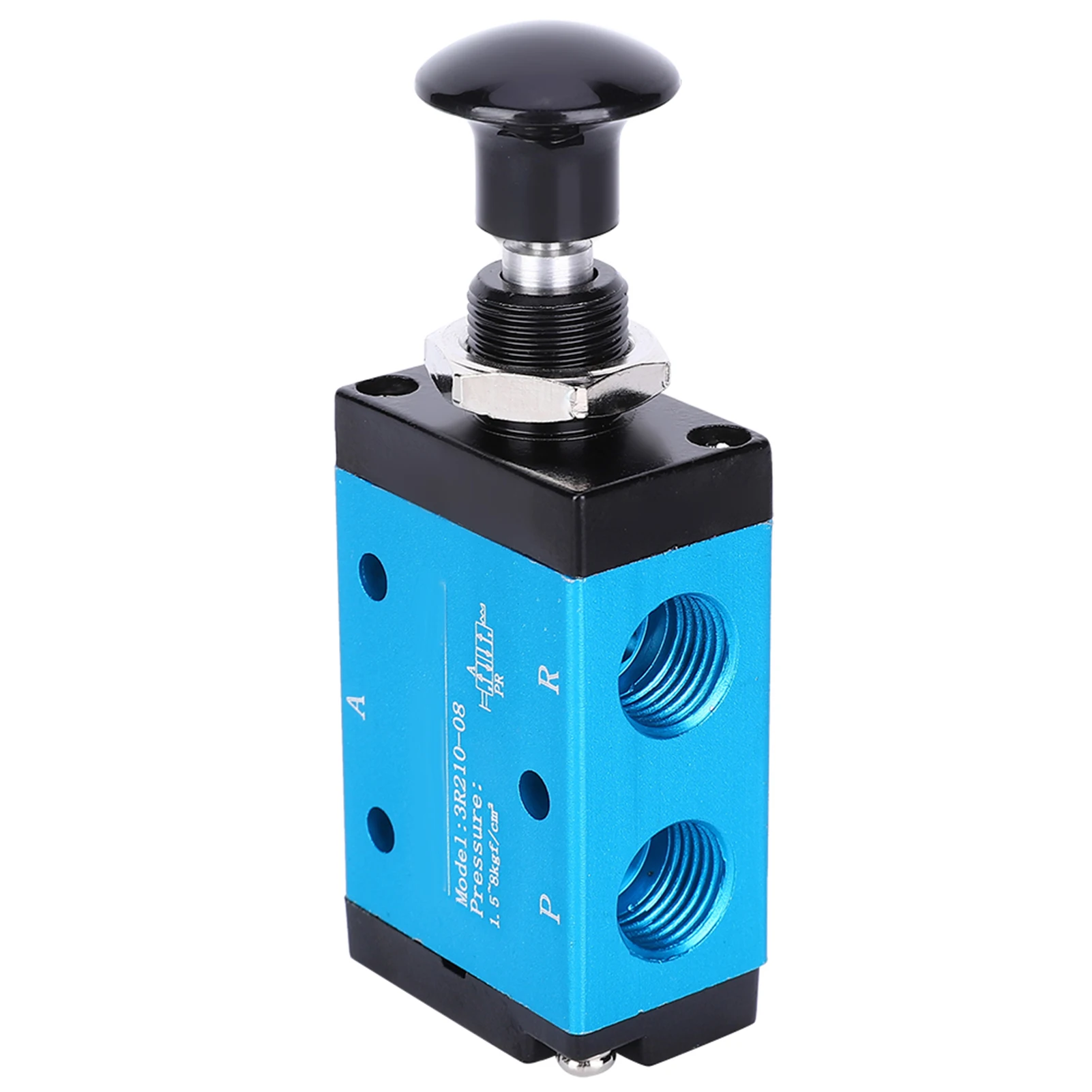 

Двухпозиционный трехходовой ручной клапан, кнопочный клапан из алюминиевого сплава, переключающий клапан 1/4 дюйма, 0-0,8 МПа, пневматические компоненты, часть оборудования