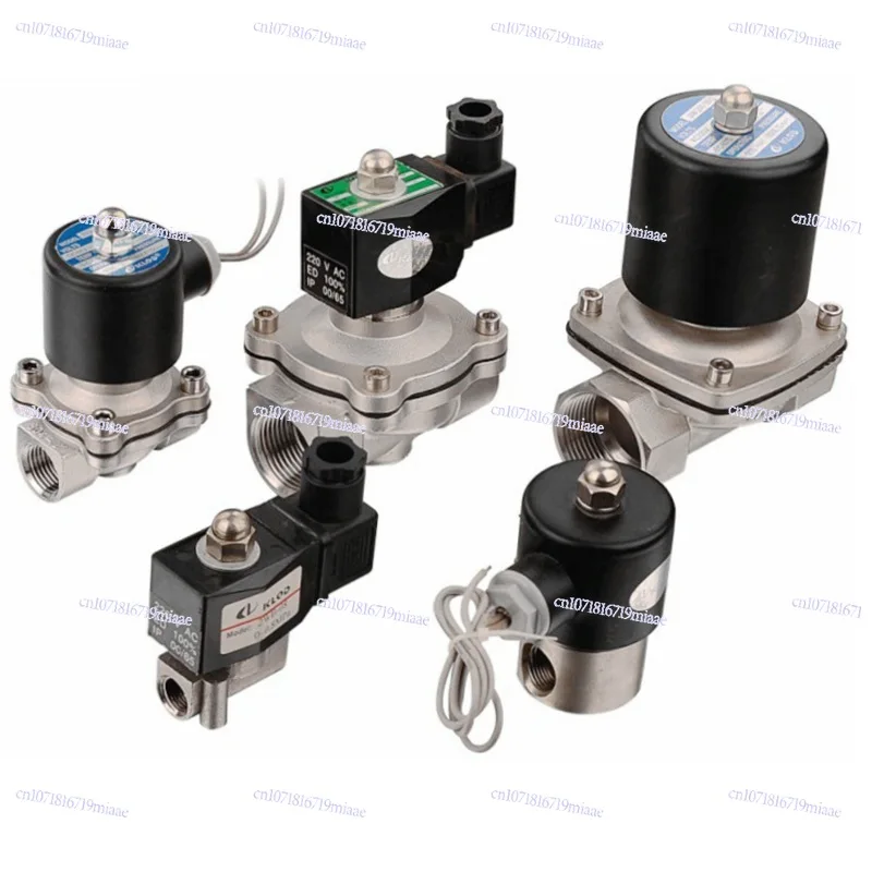 2WB Stainless Steel Solenoid Valve Water-hydraulic Pneumatic Explosion-proof Waterproof Low Power Consumption Energy Saving