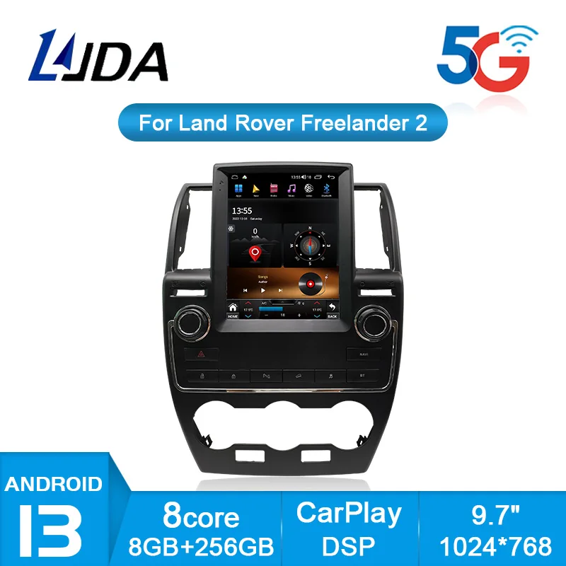 

9.7 Inch 8+256GB Android 13 Car Multimedia Player For Land Rover FREELANDER 2007 - 2015 GPS Navigation Car Radio Stereo Audio