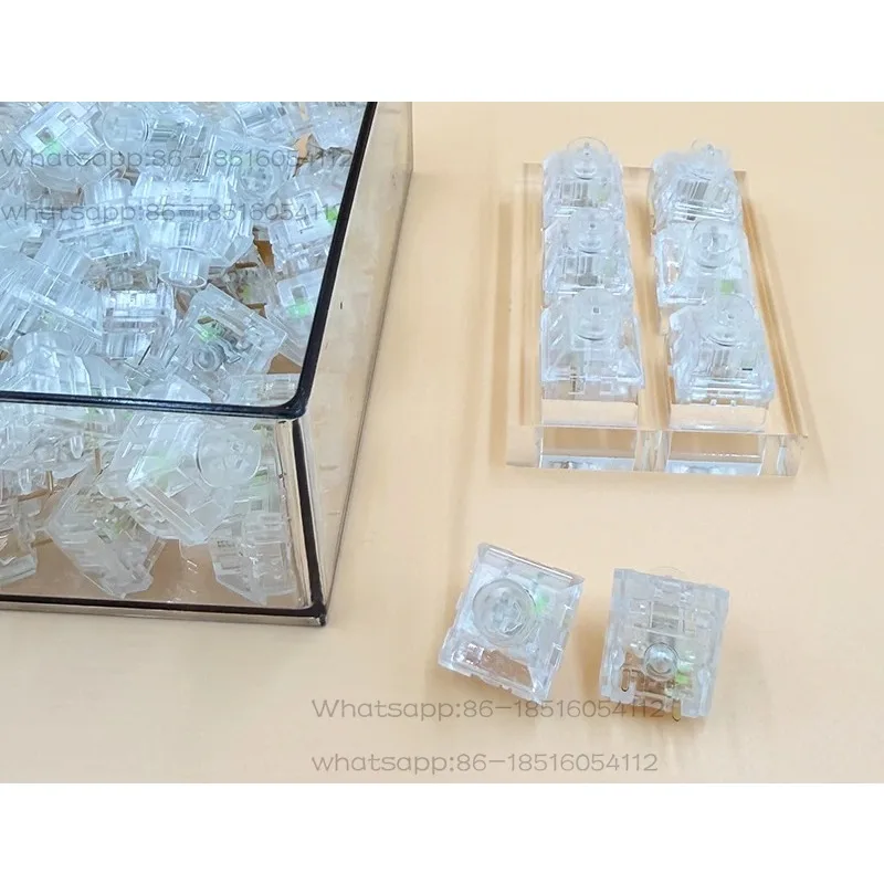 Box Jellyfish Switch Mechanical Keyboard Switch Waterproof And Dustproof Clicky Linear 5Pin Transparent Switches