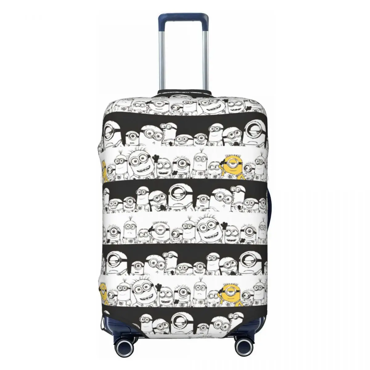 Minions Gru & Minions Line-Up Cartoon Suitcase Cover Holiday Fun Luggage Supplies Business Protector