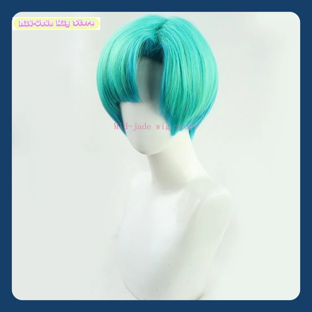 

PROMARE Remy Puguna Cosplay Wig Anime Cosplay Party Synthetic HairMid-jade Wig Store