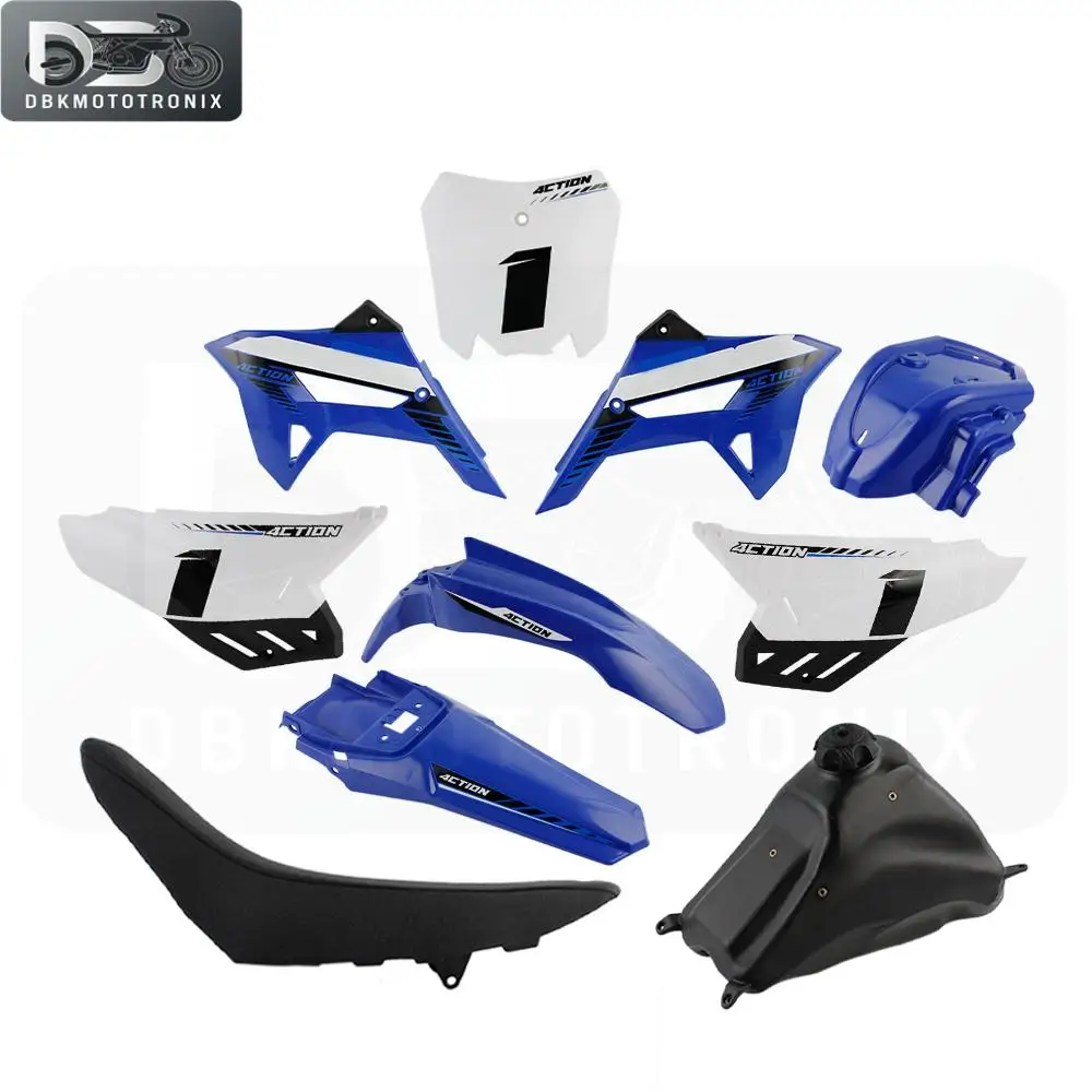 For Honda CRF230F 2024-2025 Motorcycle Plastics Kit Plastic Fender Fairing Body Work Kit Set Dirt Pit Bike Full Fairing