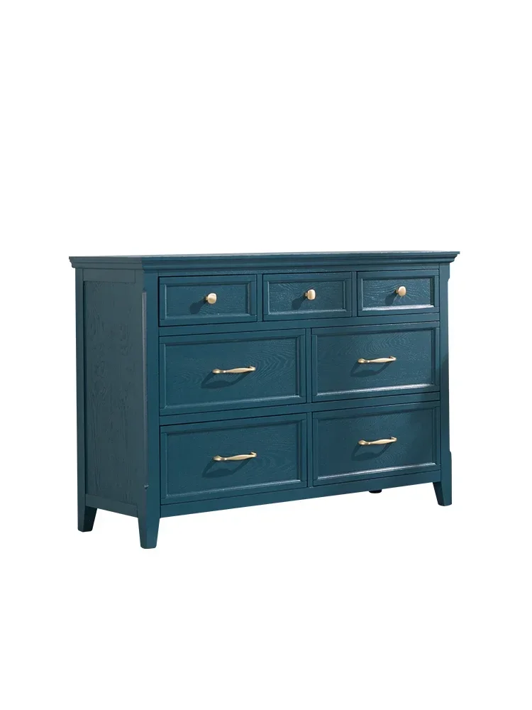 Nordic simplicity American furniture solid wood drawer chest bedroom six or five chests of drawers