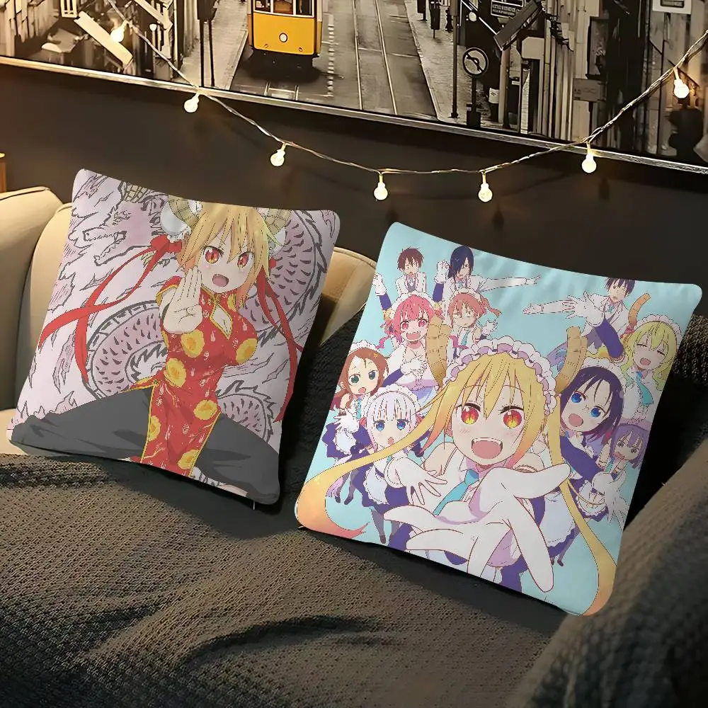 

Anime D-Dragon-Maid Pillow Case Removable Washable Cushion Cover – All-Season Soft Linen
