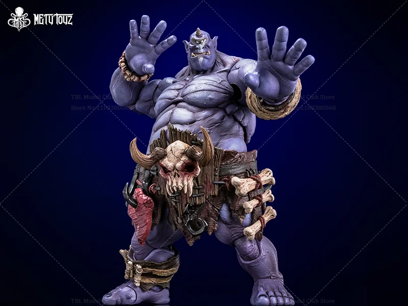 Pre Stock 1/10 Scale Dark Magic Continent Cannibal Tribe Orc Prophet 9-inch Full Set Action Figure Soldier Model Toys  METYTOYZ