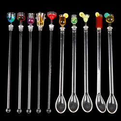Cocktail Stirrer Drink Mixing Stick Set Acrylic Cocktail Mixer Blender Bar Supplies Swizzle Stirrer