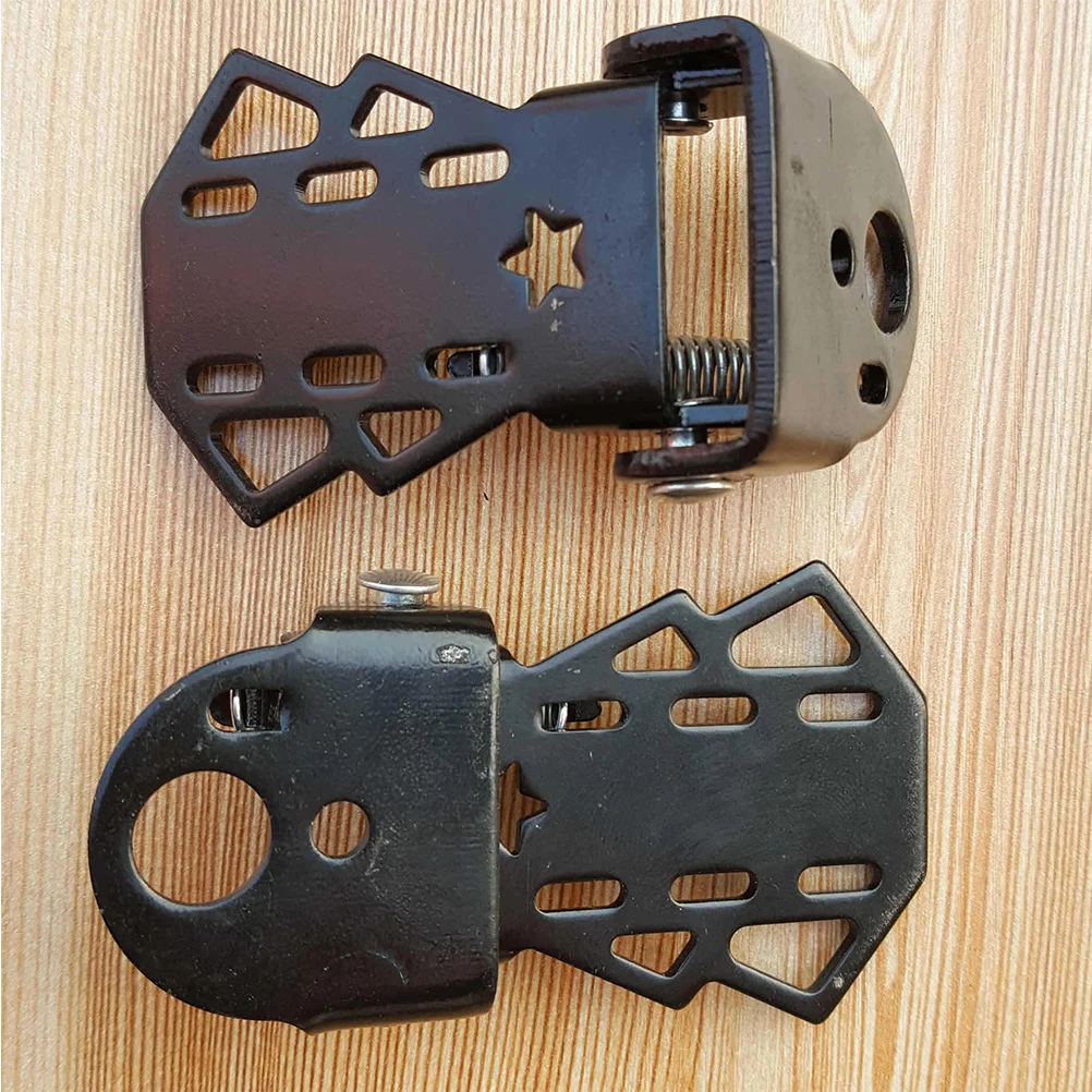 

2Pairs Thicken Rear Seat Pedal Steel Foldable Footrest Bike Footrest Comfortable Rest for Bicycle Mountain Kids Bikes