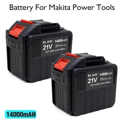 21V 14000mAh Rechargeable Battery Lithium Ion Battery High Capacity for Makita Electric Power Tool Battery