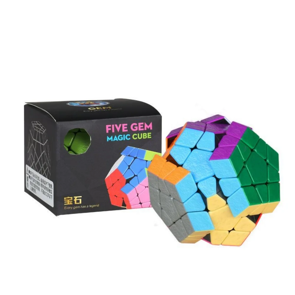 Shengshou Megaminxeds Magic Cube Speed Puzzle Cubes sticker less anti stress toys professional 12 sides cube For Children Gift