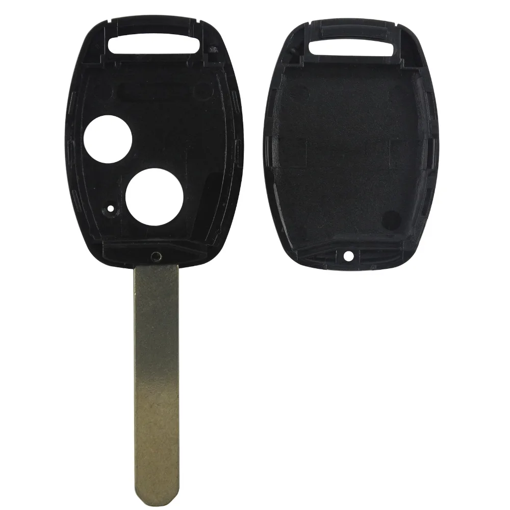 Jingyuqin carcasa de llave remota de coche de repuesto para Honda Accord Civic CRV Pilot Insight 2 2 + 1 3 + 1 4 botones Fob funda para llave de