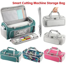 Carrying Case Portable Anti-scratch Travel Storage Bag Tote Multi Pockets for Cricut Joy Xtra Smart Cutting Machine Accessories