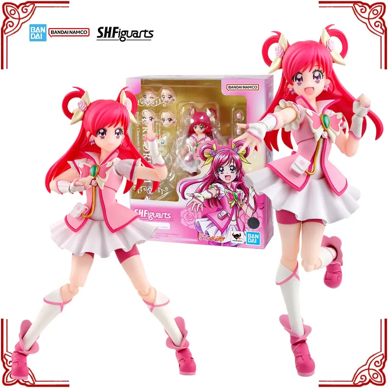 

Genuine Bandai Pretty Cure Model Kit SHF Cure Dream Precure Character Designer Anime Action Figure Collection Finished Model Toy