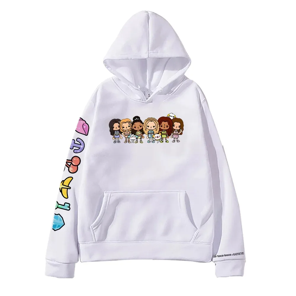 KATSEYE Gabriela-Sudadera con capucha gráfica para mujer, ropa de calle de gran tamaño Y2k, sudadera gruesa y cálida de manga larga, ropa de calle, jersey para hombre y mujer