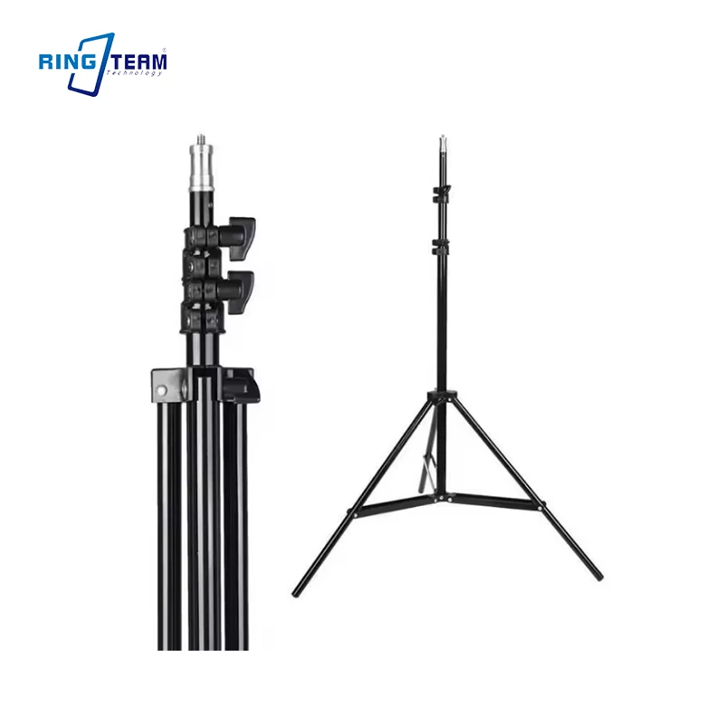 210cm Live Broadcast Tripod Landing Type Camera Selfie Video Light Frame Metal Holder Phone Tripod Stand Youtube Tiktok