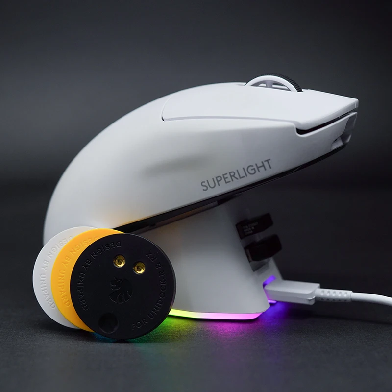 1pcs For Logitech Mouse Wireless Charging QI Module Base for Logi G502 G703 G903 G Pro X GPW Wireless Charger Mouse Accessories