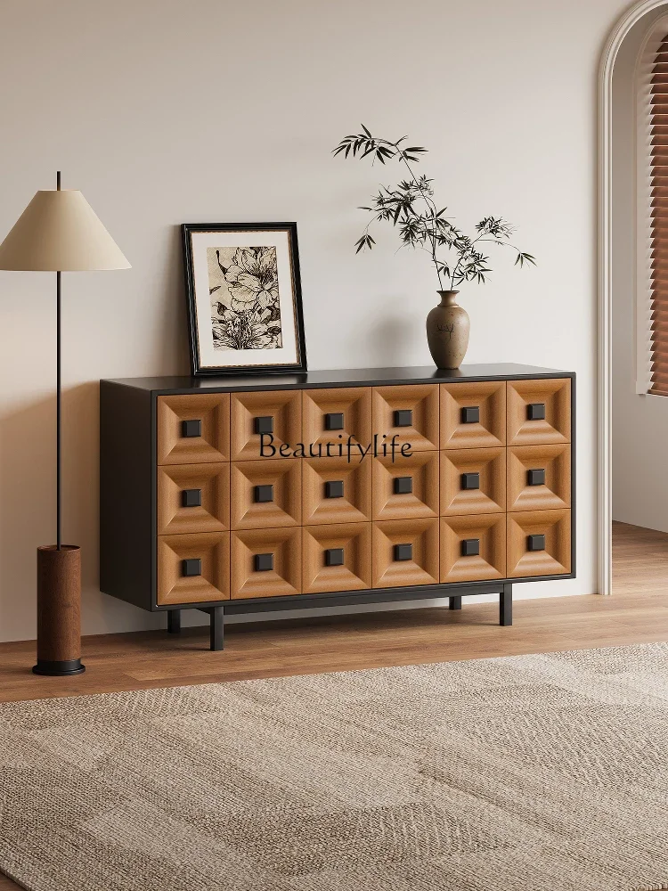 

pg46Medieval Hagrid drawer side cabinet living room wall storage cabinet