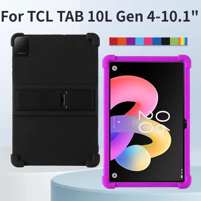

For TCL TAB 10L Gen 4 10.1 inch protective cover Case 8483A Kids Friendly Shockproof Adjustable Stand Stand Protective Shell