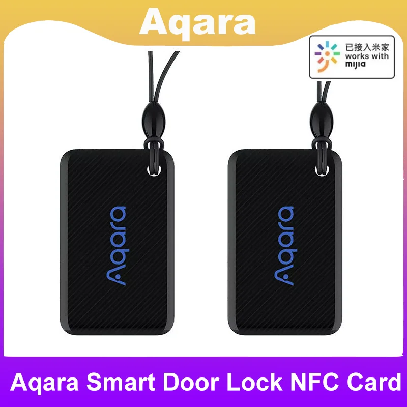 Aqara Smart Door Lock NFC Card Support Smart Door Lock N100 P100 A100 pro App Control EAL5+ Chip For Home Security NFC Card