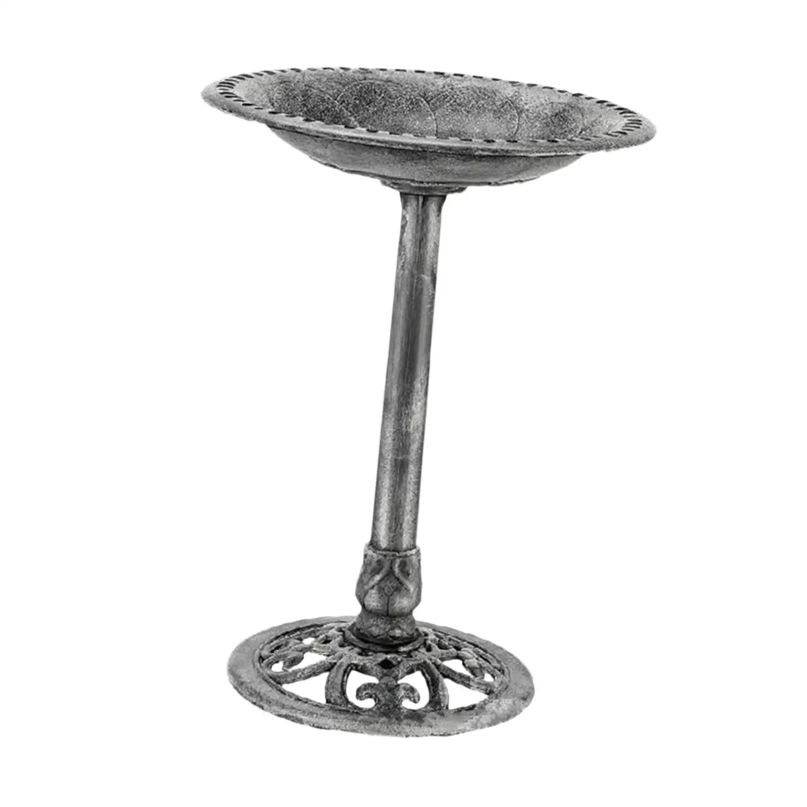 

Pedestal Birdbaths Garden Bird Feeder Bowl Pond Outside Lawn Freestanding Poolside Courtyard Balcony Yard Statue Garden Decor