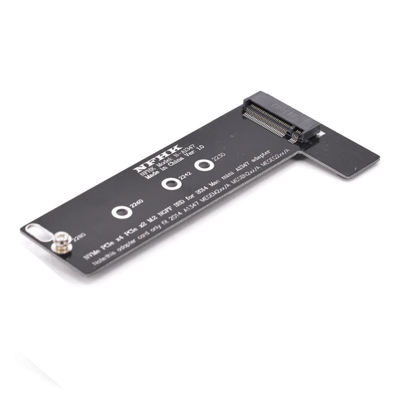 M chave nvme m2 ssd para aplicar mac mini 2014 a1347 megen2 megem2 megeq2 adaptador pci express ngff 760p 600p riser cartão