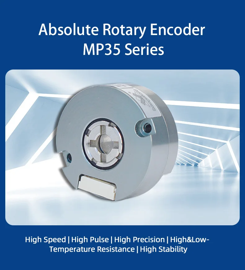 Optical absolute encoder MP35 mini ultrathin encoder SSI BISS RS485 up to 24bit encoder 20bit optical