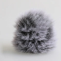 Soft Artifical Furry Wind Muff Windshield for ZV1 VLOG Microphones Windproof Cover Improve Recording Experience