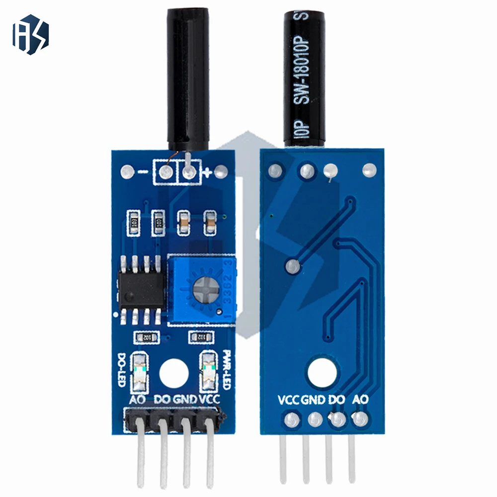 1 шт./5 шт. нормально открытый модуль датчика удара: обнаружение вибрации для Arduino — модуль, совместимый с сигнализацией