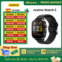 Global Version realme Watch 5 Smartwatch Compass & Independent GPS with 5 GNSS 1.97inches AMOLED Display Up to 14-day Super Long Battery Life IP68