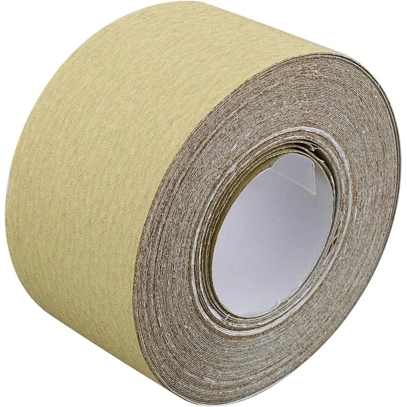 20rolls-carton 220 Grit Sticky Back PSA Self-Adhesive Sanding Paper 2-3/4'' x 20yd Roll Abrasive Tools for Smooth Finish