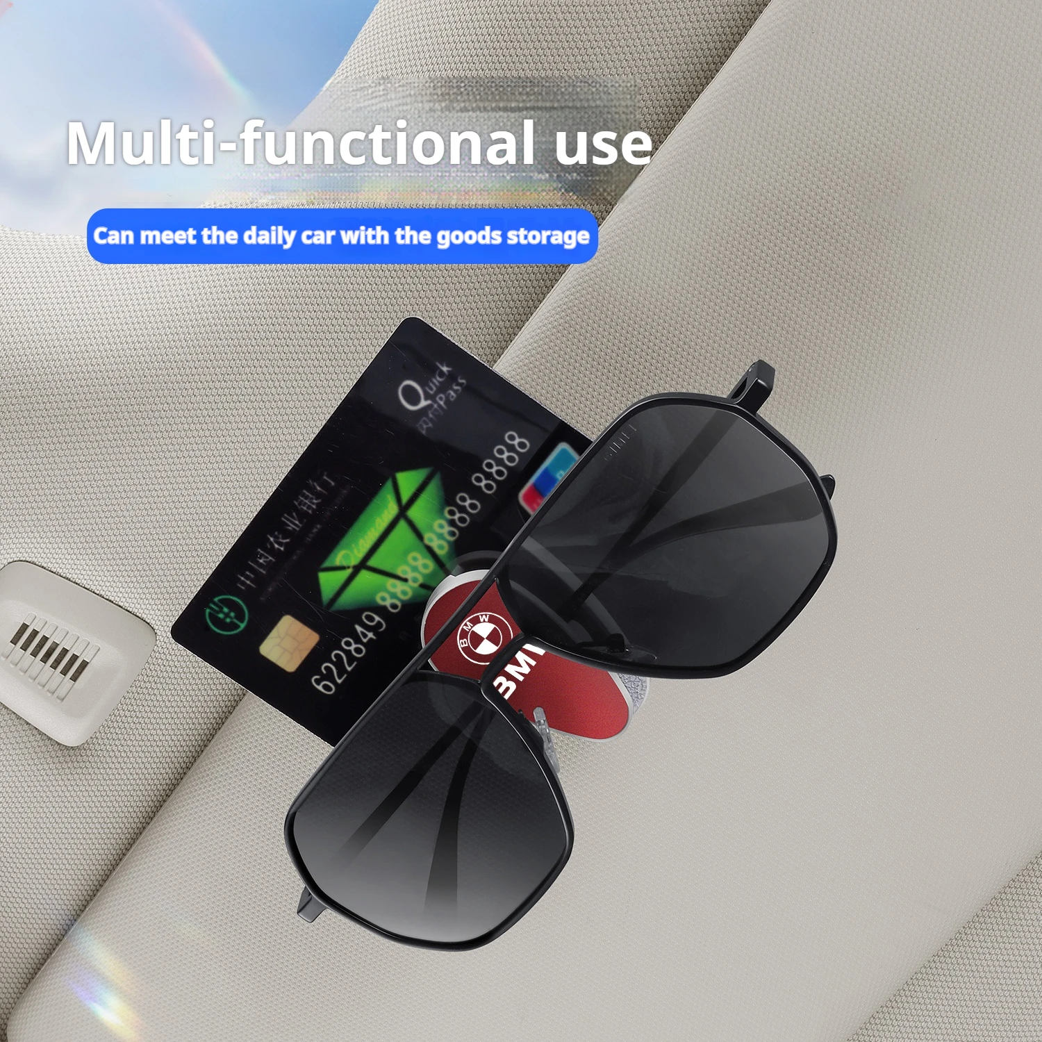 BYD Sun Visor Glasses & ID Card Holder Clip - Image 3