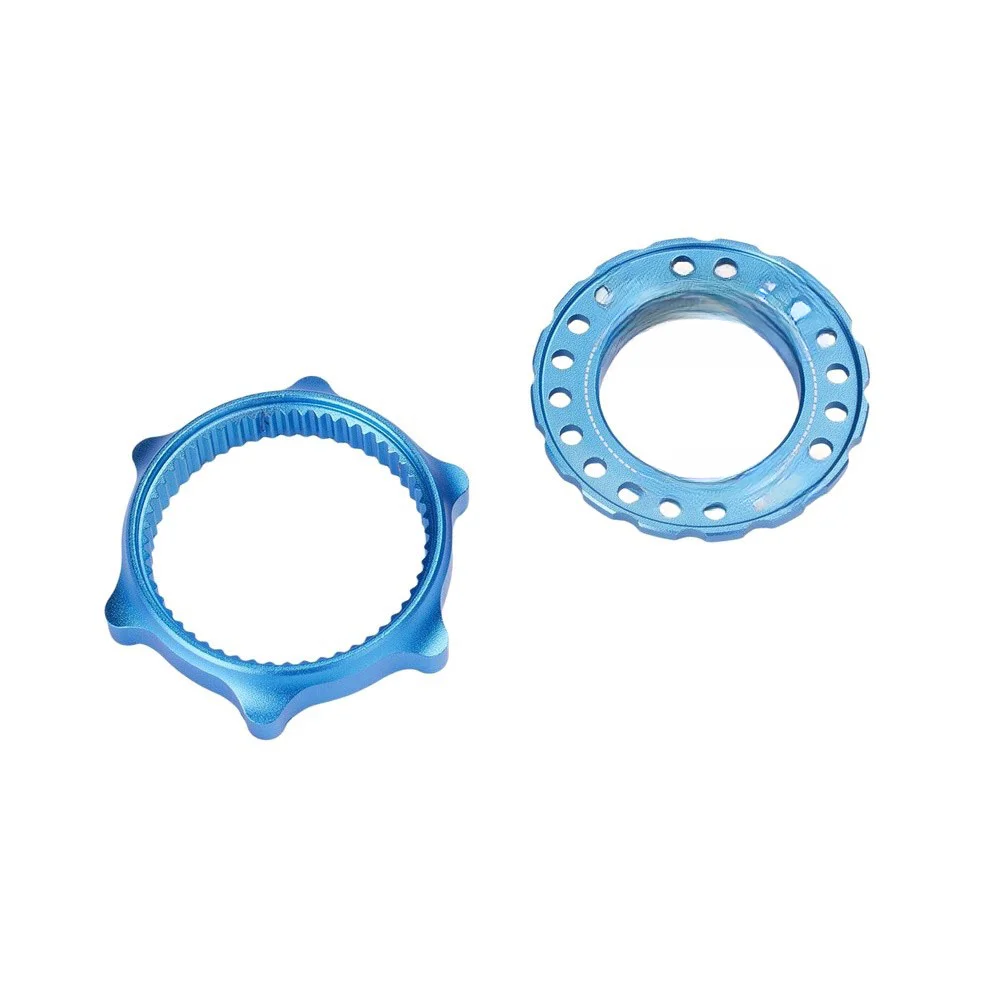 6-Bolt Locking Ring for Center Lock Disc Brakes Aluminum Alloy Lightweight Design for Mountain and Road Cycling