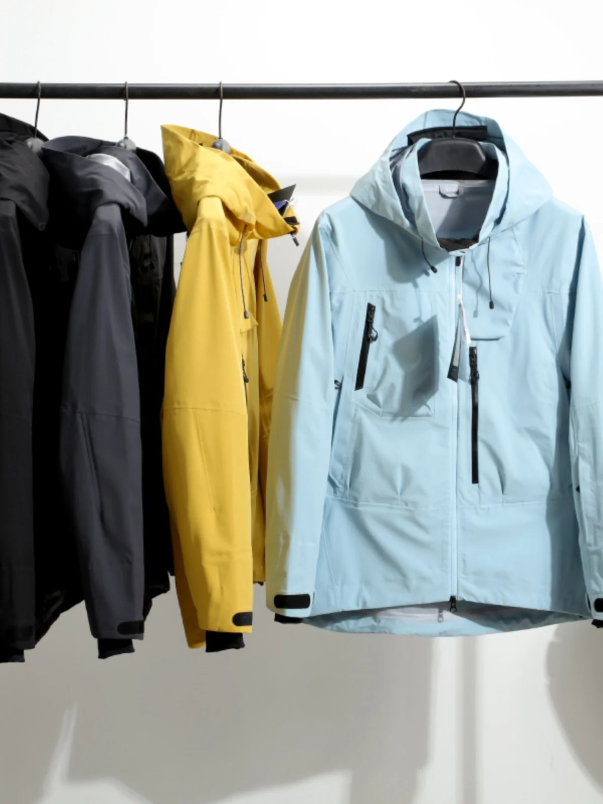 

Мужское уличное водонепроницаемое пальто Hardell Jaet Spring Autumn Faion Urban Sle Long Sve Stand Fit с капюшоном Pred S...