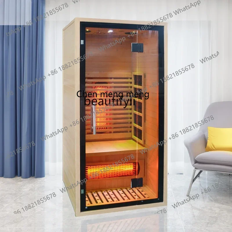 

X Household perspiration light wave room whole body health sauna box far infrared fumigation and sweat steam room