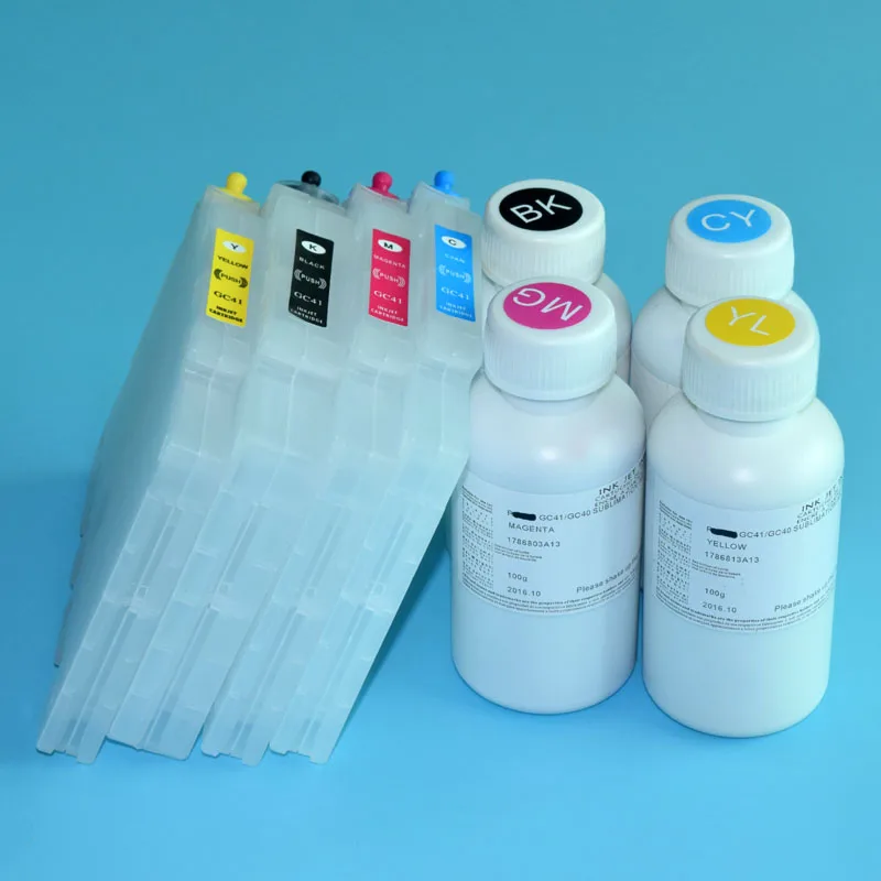 SG 500 1000 Empty Refillable Cartridge And Sublimation Ink For Ricoh Sawgrass SG500 SG1000 Inkjet Printers