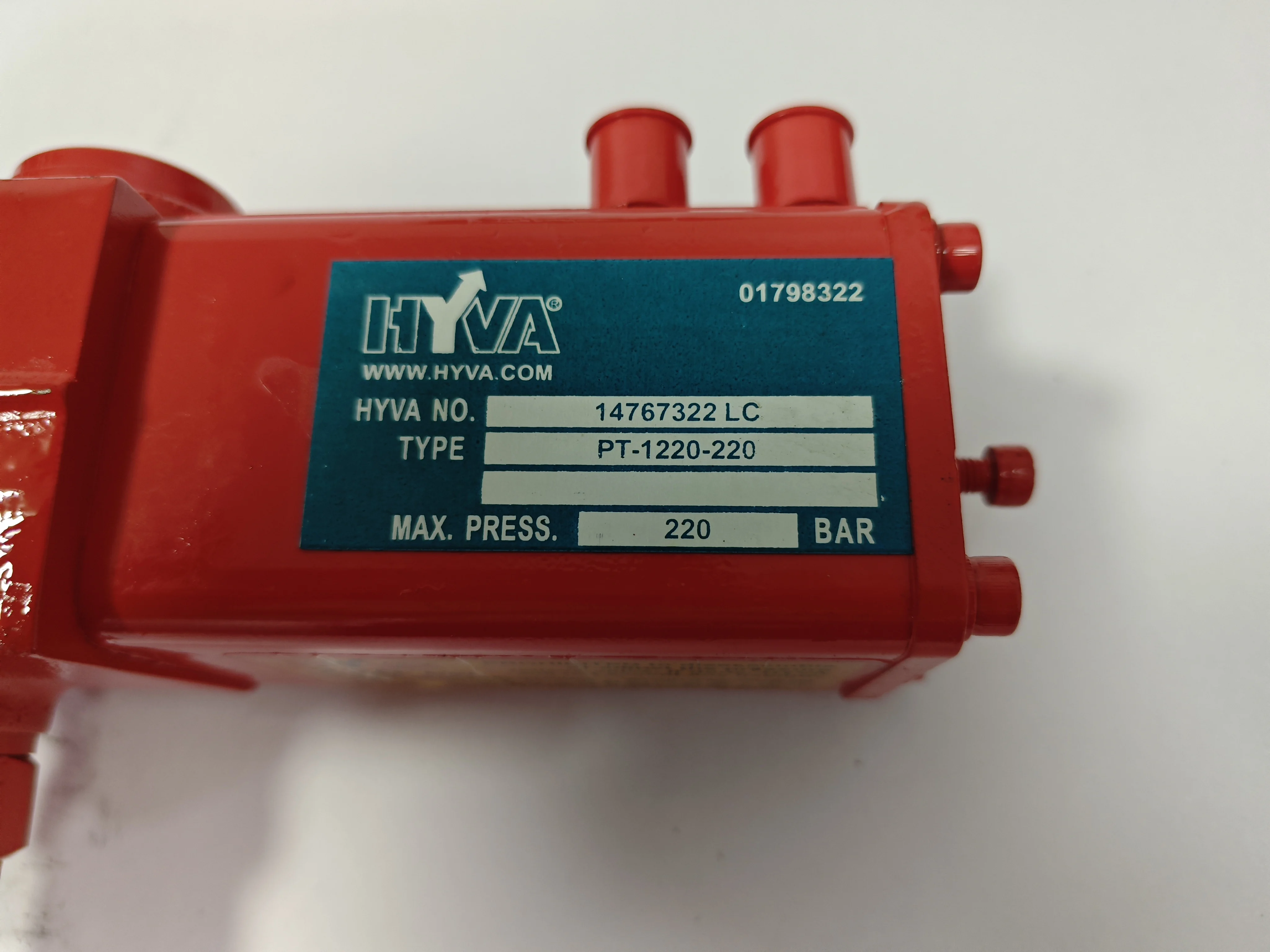 Competitive Price 220bar 220L/min Pressure Control Original HYVA Tipping Valve