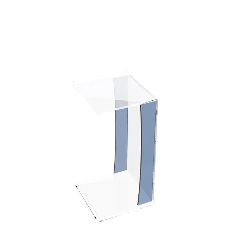 Acrylic sofa side few living room household small apartment movable coffee table